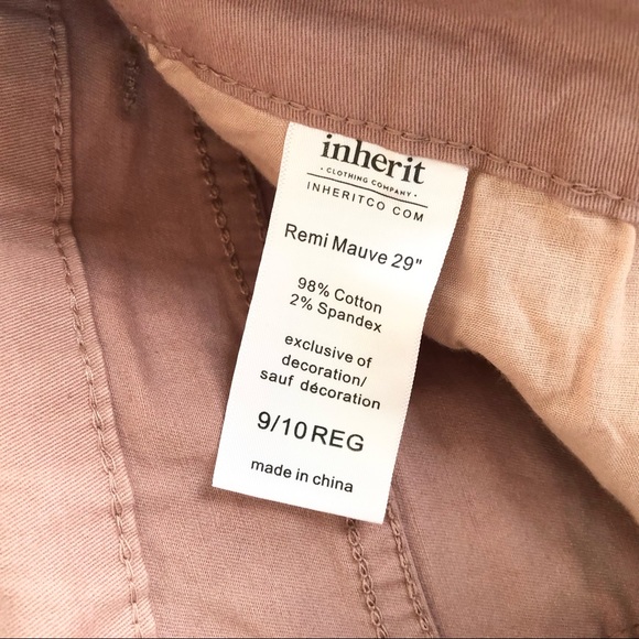 INHERIT CLOTHING CO. | Remi Mauve Denim Stretch Skirt Sz 10 - Picture 8 of 9